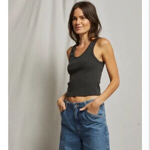 Perfect White Tee Blondie Tank XS - Vintage Black